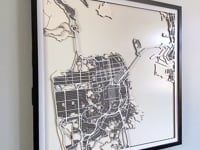 Load and play video in Gallery viewer, San Francisco Street Carving Map (Sold Out)
