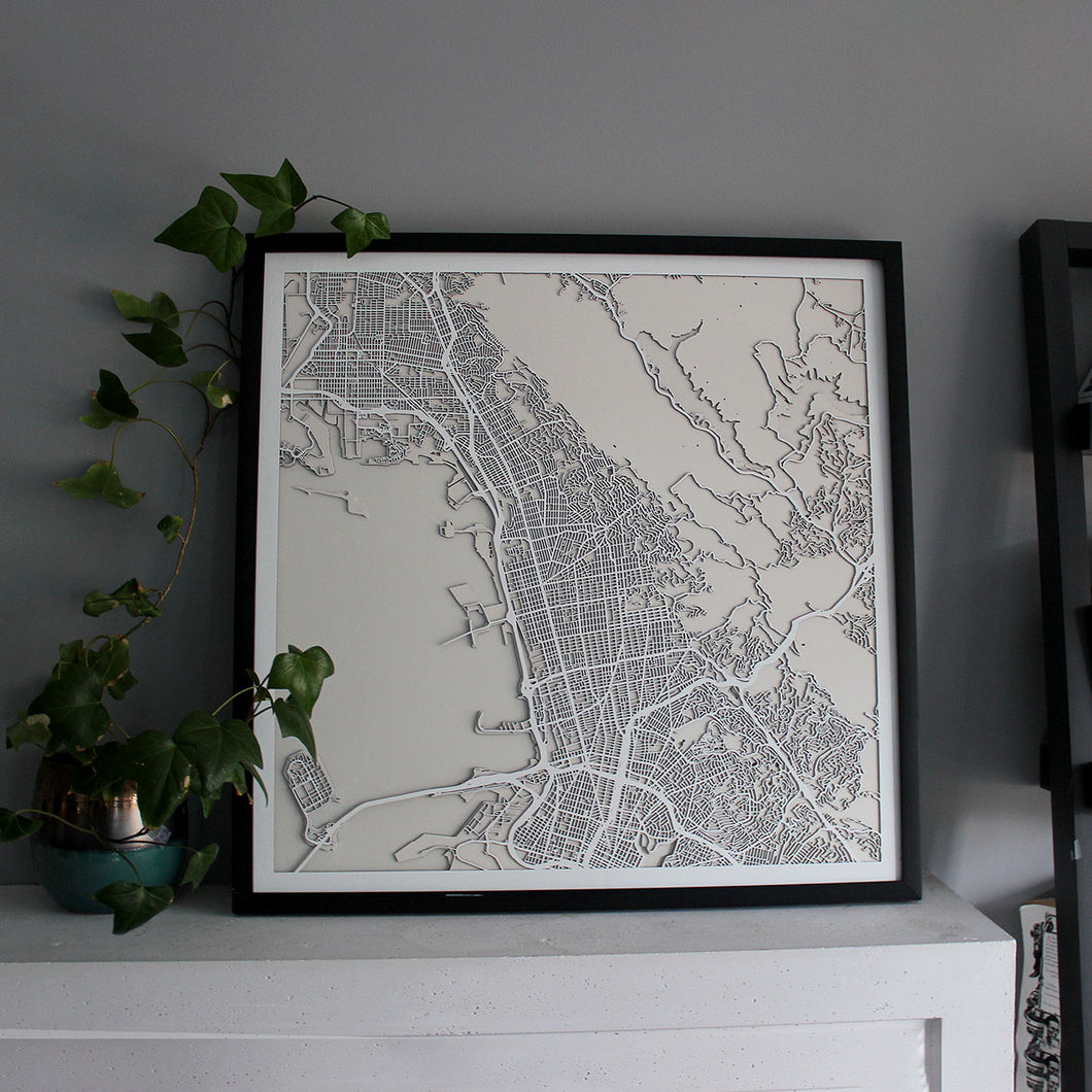 Berkeley Street Carving Map (Sold Out)