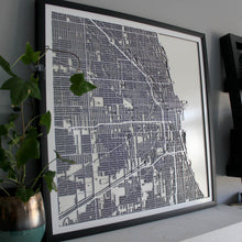 Load image into Gallery viewer, Chicago Street Carving Map (Sold Out) (1448721121331)
