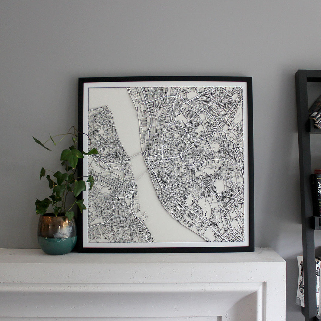 Liverpool Street Carving Map (Sold Out)