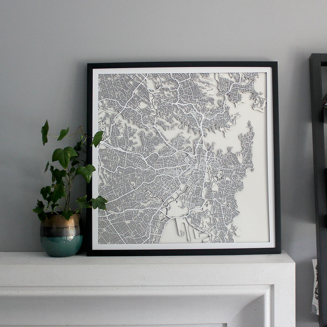 Sydney Street Carving Map (Sold Out)