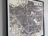 Fresno Street Carving Map