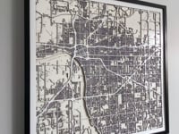 Tulsa Street Carving Map