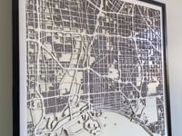 Long Beach Street Carving Map