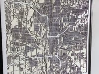 Indianapolis Street Carving Map