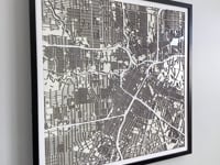 Houston Street Carving Map