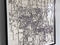 Ann Arbor Street Carving Map (Sold Out)