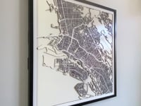 Oakland Street Carving Map