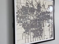 Bakersfield Street Carving Map