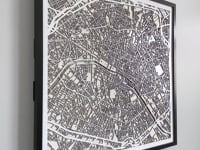 Paris Street Carving Map