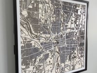 Columbus Street Carving Map