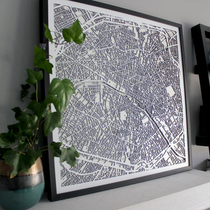 Paris Street Carving Map (Sold Out) (1883743158323)