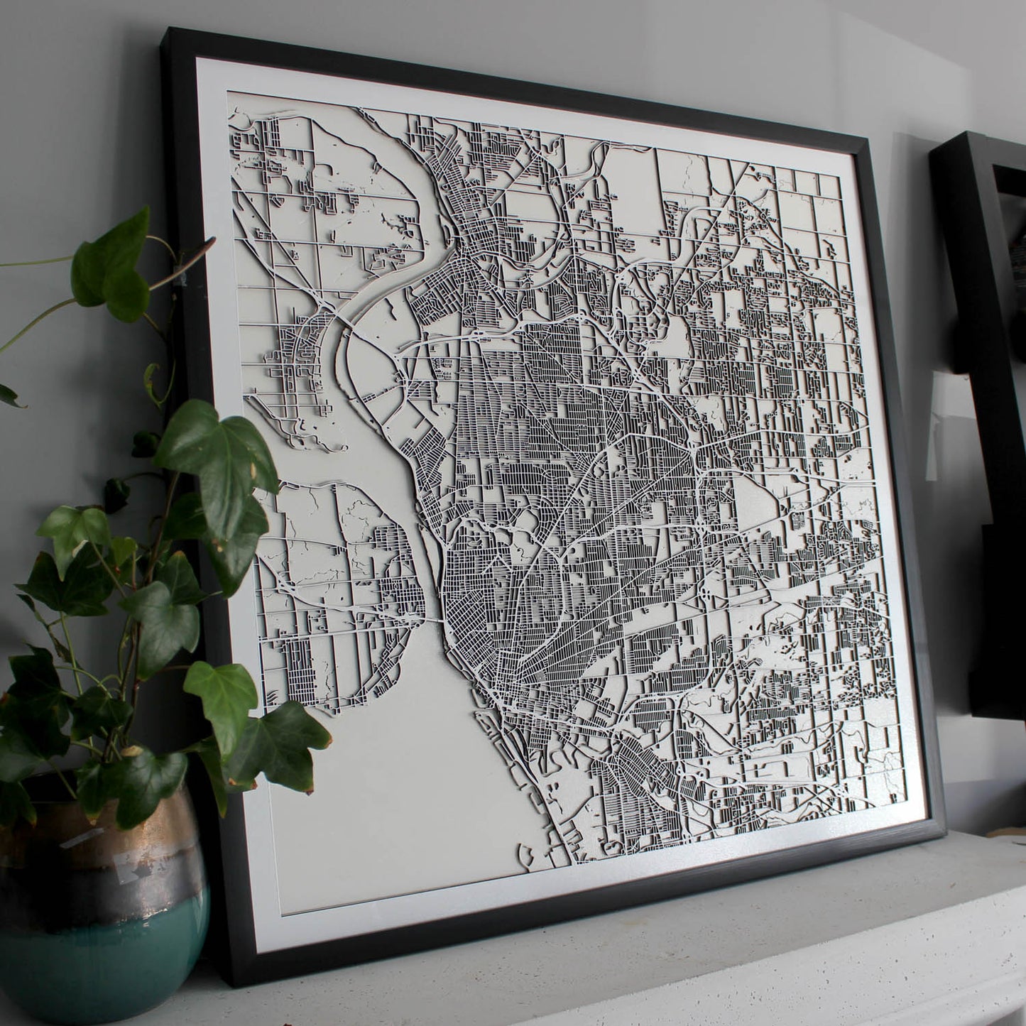 Buffalo Street Carving Map (Sold Out) (4423603257459)