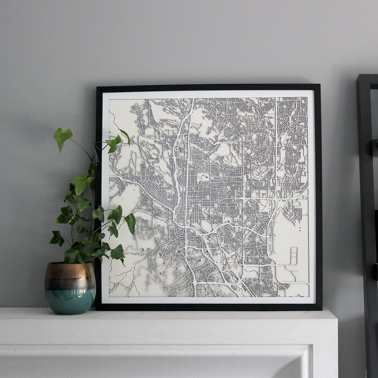 Colorado Springs Street Carving Map