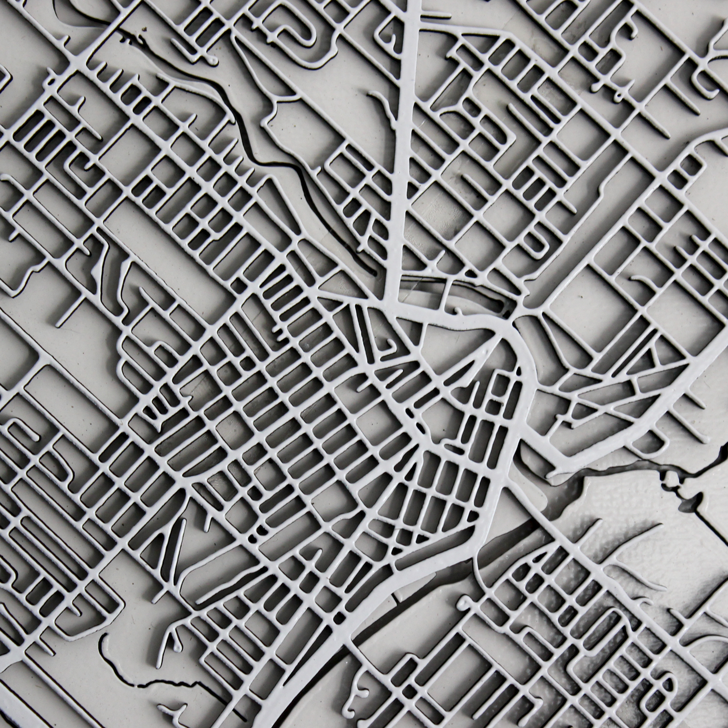 Fort Worth Street Carving Map (Sold Out) (4423626260595)