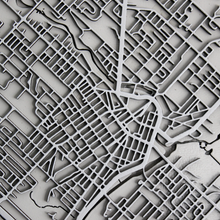 Lade das Bild in den Galerie-Viewer, Fort Worth Street Carving Map (Sold Out) (4423626260595)
