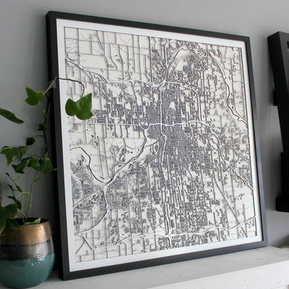 Grand Rapids Street Carving Map (Sold Out) (4423628062835)