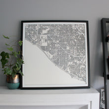 Load image into Gallery viewer, Huntington Beach Street Carving Map (Sold Out)
