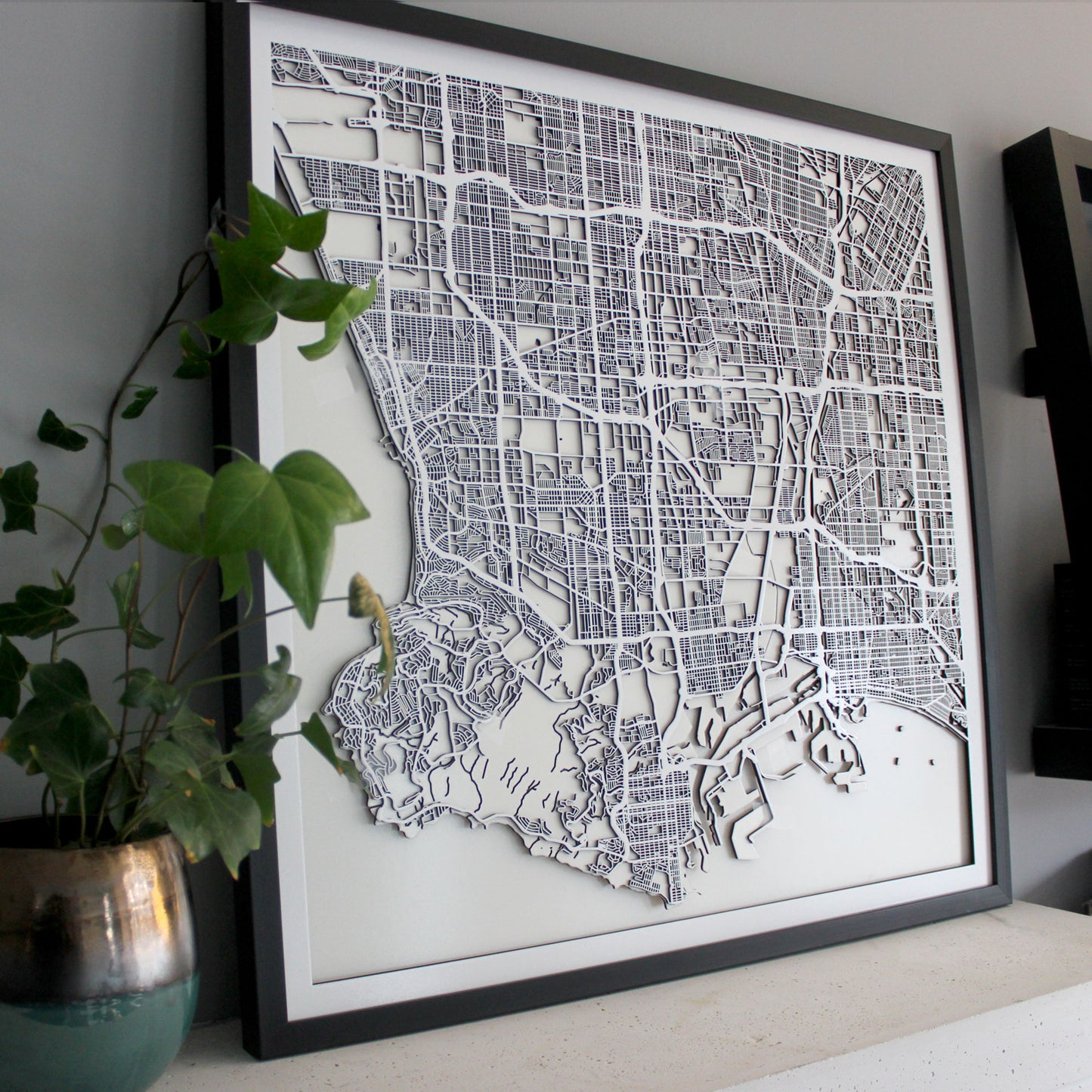 Los Angeles Street Carving Map (Sold Out) (1819827011635)