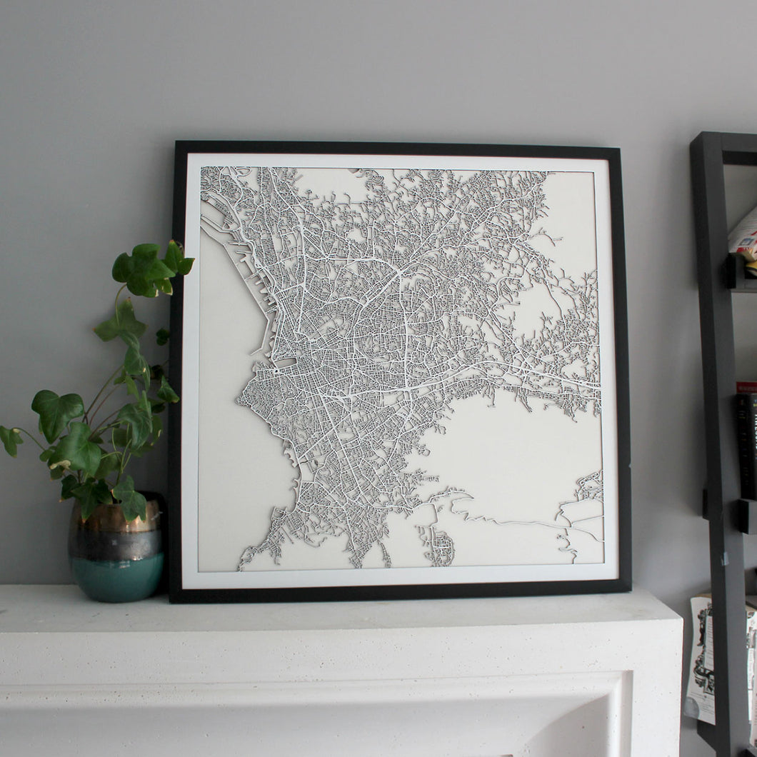 Marseille Street Carving Map (Sold Out)