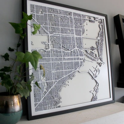 Miami Street Carving Map (Sold Out) (1819826421811)