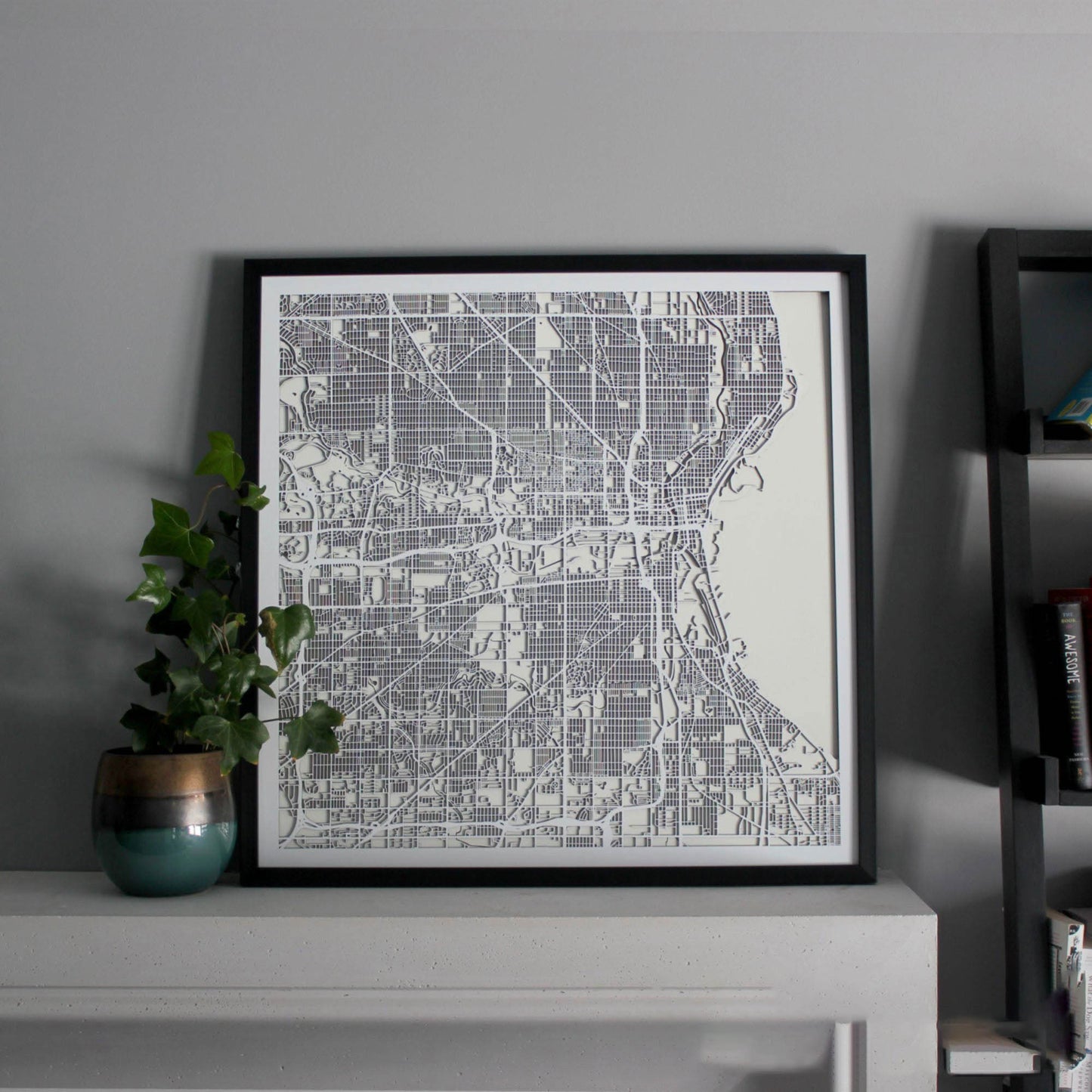 Milwaukee Street Carving Map