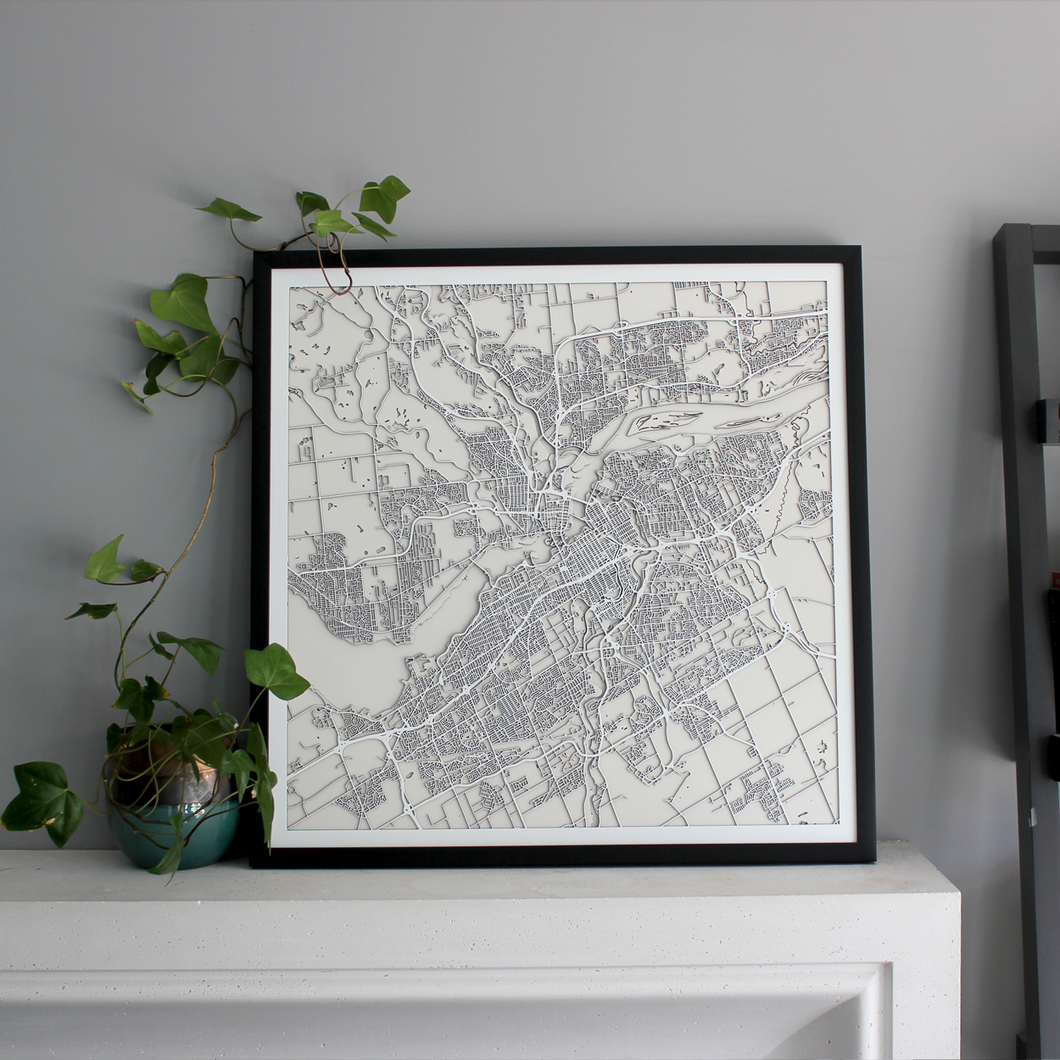 Ottawa Street Carving Map (Sold Out)