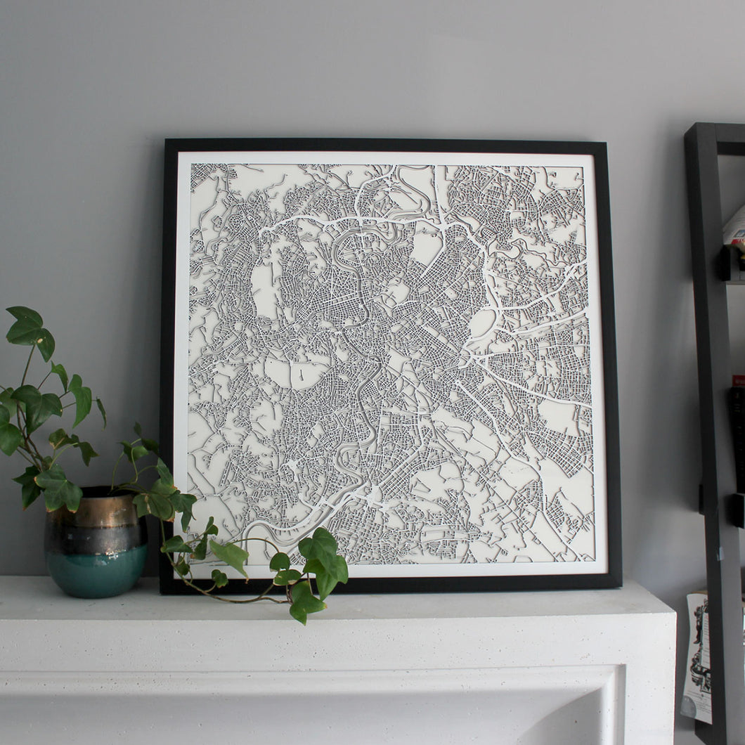 Rome Street Carving Map (Sold Out)
