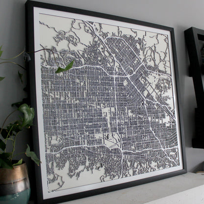 San Fernando Valley Street Carving Map (Sold Out) (4363399692403)