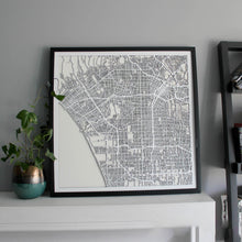 Load image into Gallery viewer, Santa Monica / LA Street Carving Map (Sold Out)
