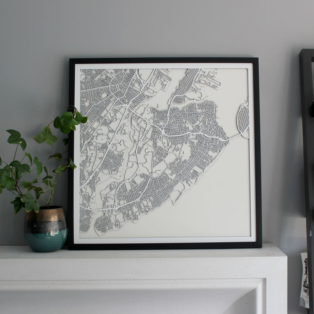 Staten Island Street Carving Map (Sold Out)