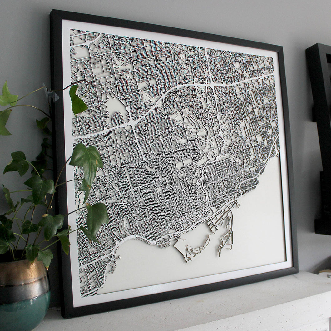 Toronto Street Carving Map (Sold Out)