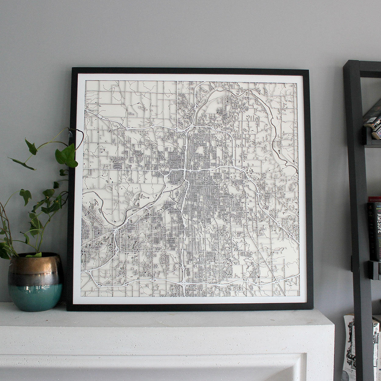 Grand Rapids Street Carving Map