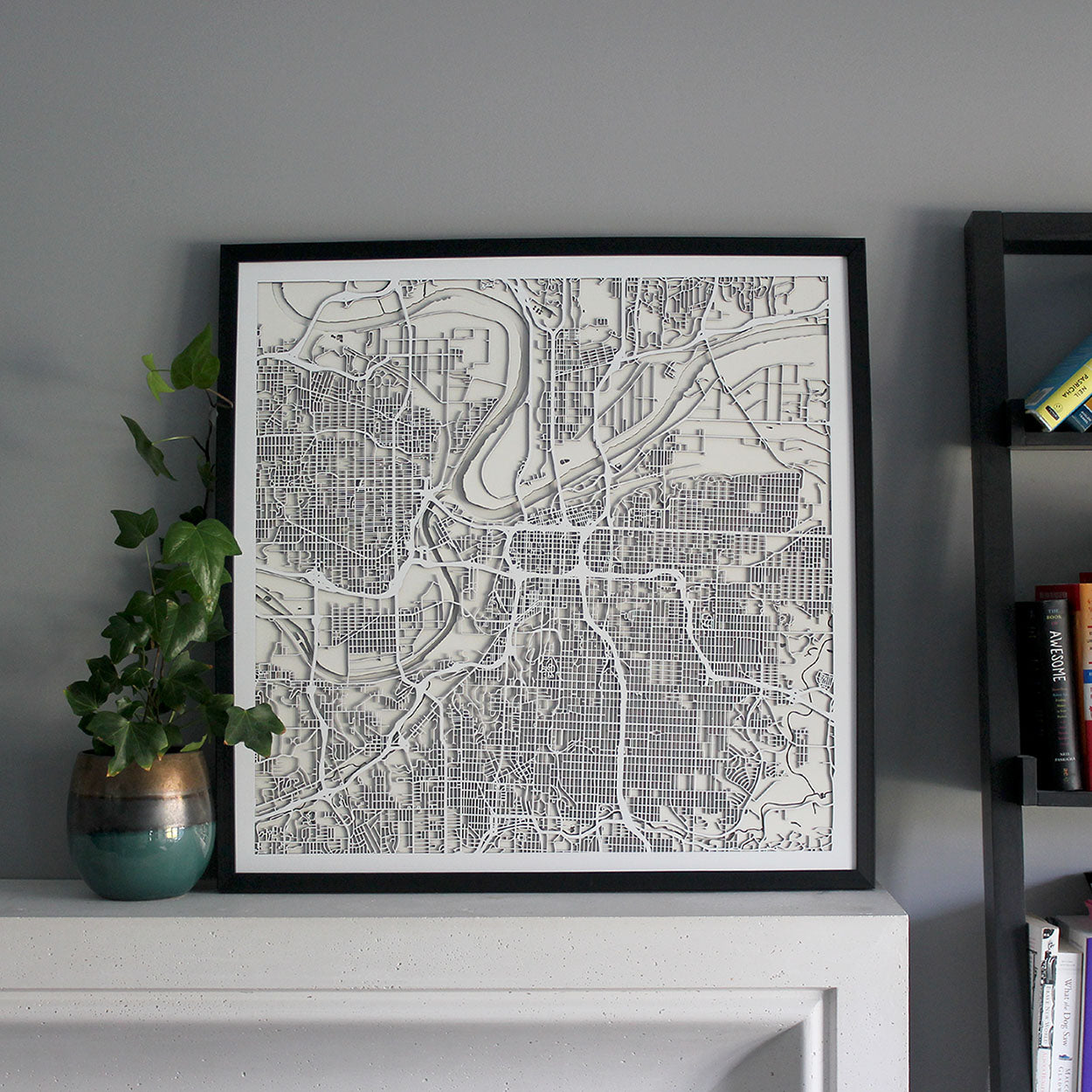 Kansas City Street Carving Map