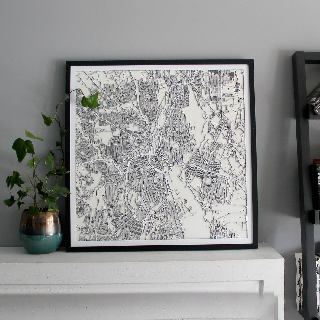 Providence Street Carving Map (Sold Out)