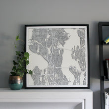 Load image into Gallery viewer, Seattle Street Carving Map (Sold Out)

